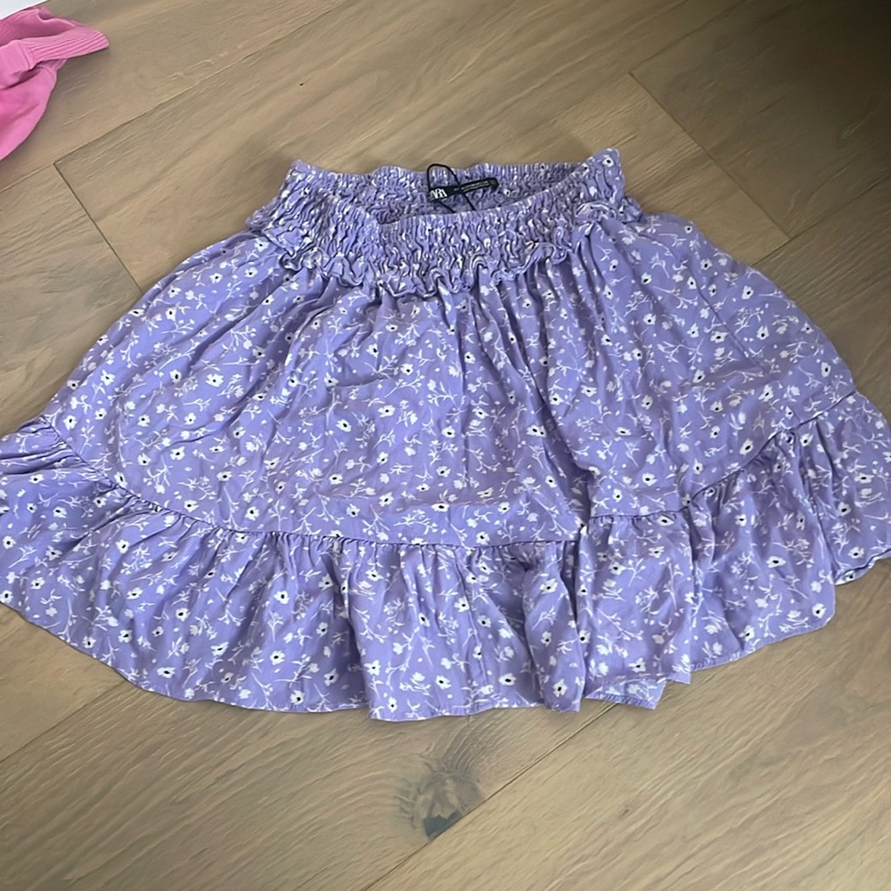 floral skirt